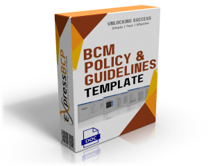 Business Continuity Management Policy and Guidelines Template