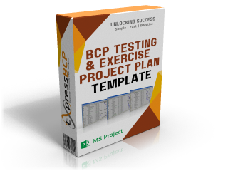 BCP Testing and Exercise Project Plan Template